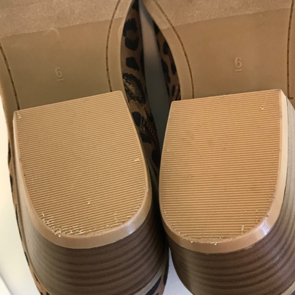 OLD NAVY Leopard Ankle Boots Low Block Heel Booties NWOT Women’s Size 6 - Picture 12 of 16